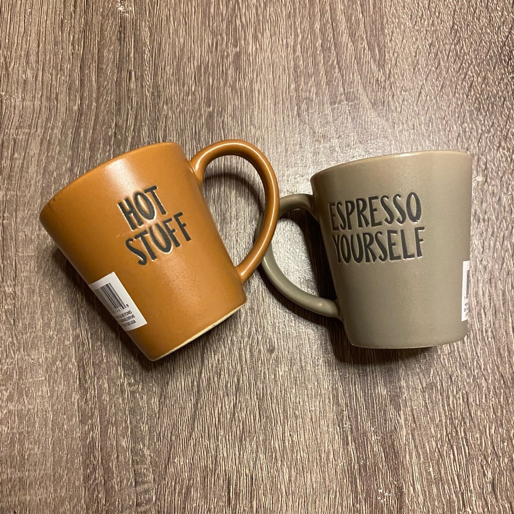 🆕💡 Home Essentials (2) Piece Espresso Cups / Mugs